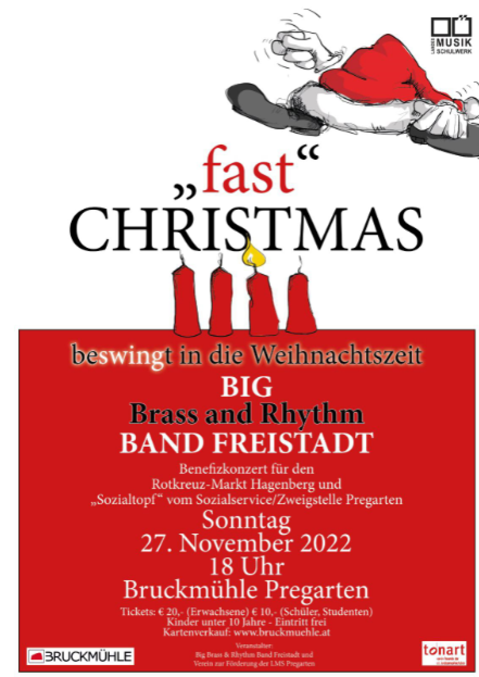 Benefizkonzert 2022 Sozial Service Freistadt