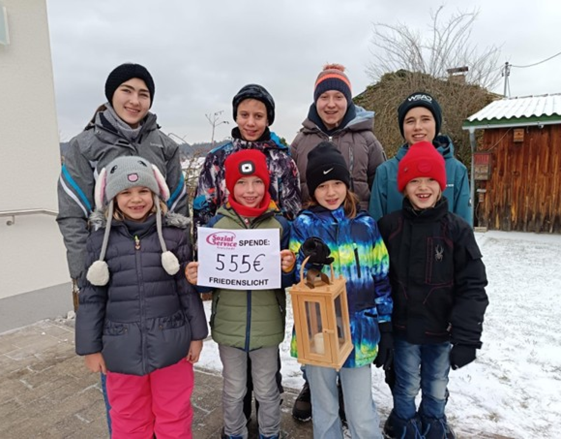 Friedenslicht Aktion 2026 SozialService Freistadt