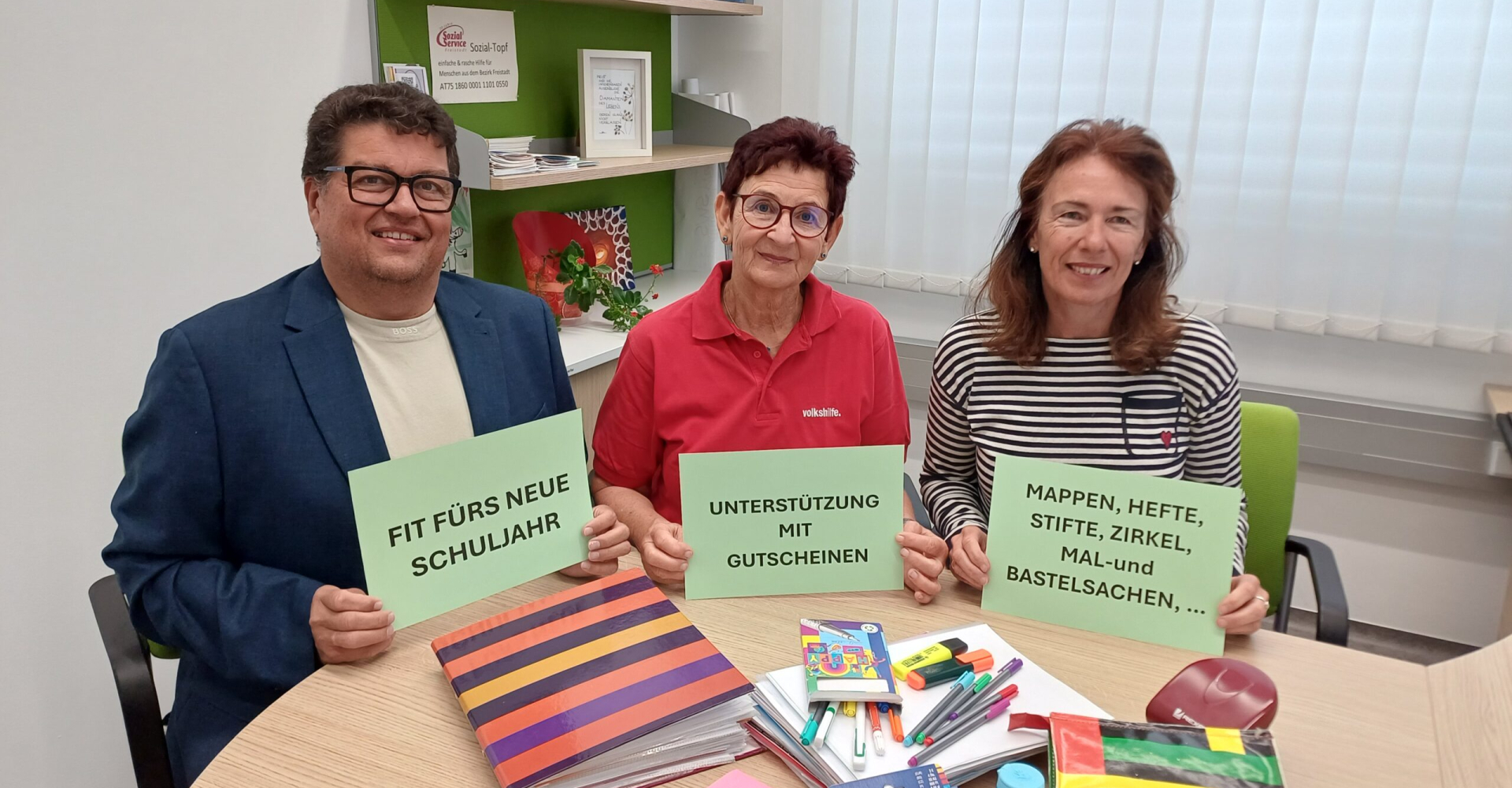 Sozialservice Freistadt Schulstart Gutscheine